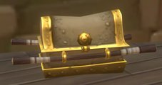 Gold chest (wood handles)